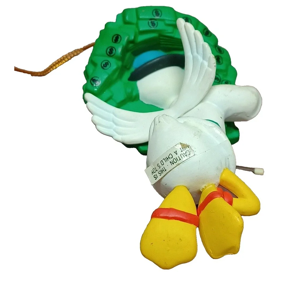 Disney Scrooge McDuck Christmas holiday ornament money wreath angel wings FLAWS